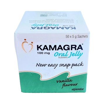 Potency medication Kamagra Oral Jelly Flavour Vanilla